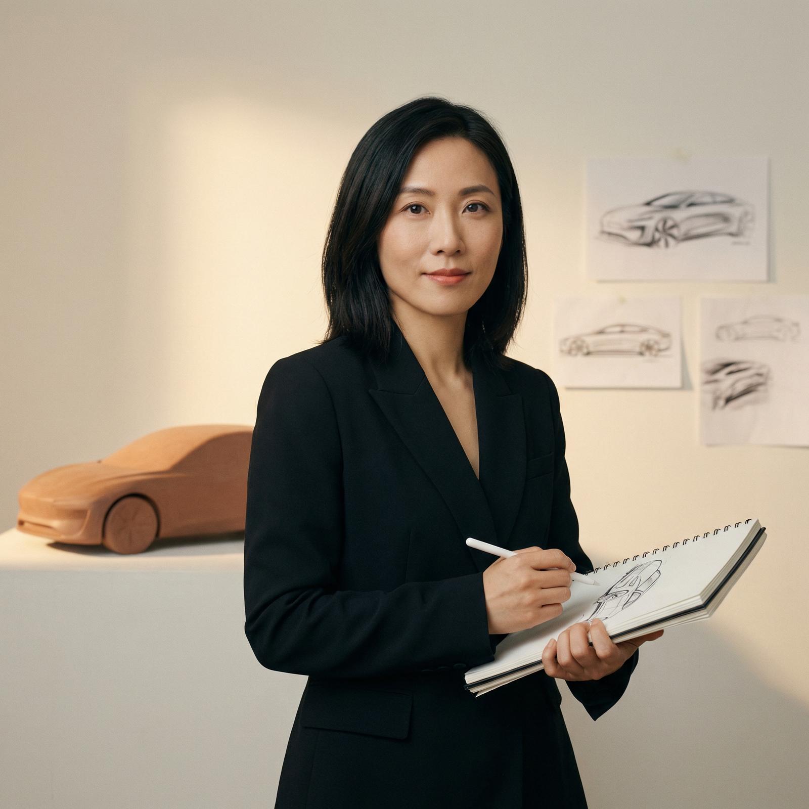 女神视频汽车设计总监李雨桐