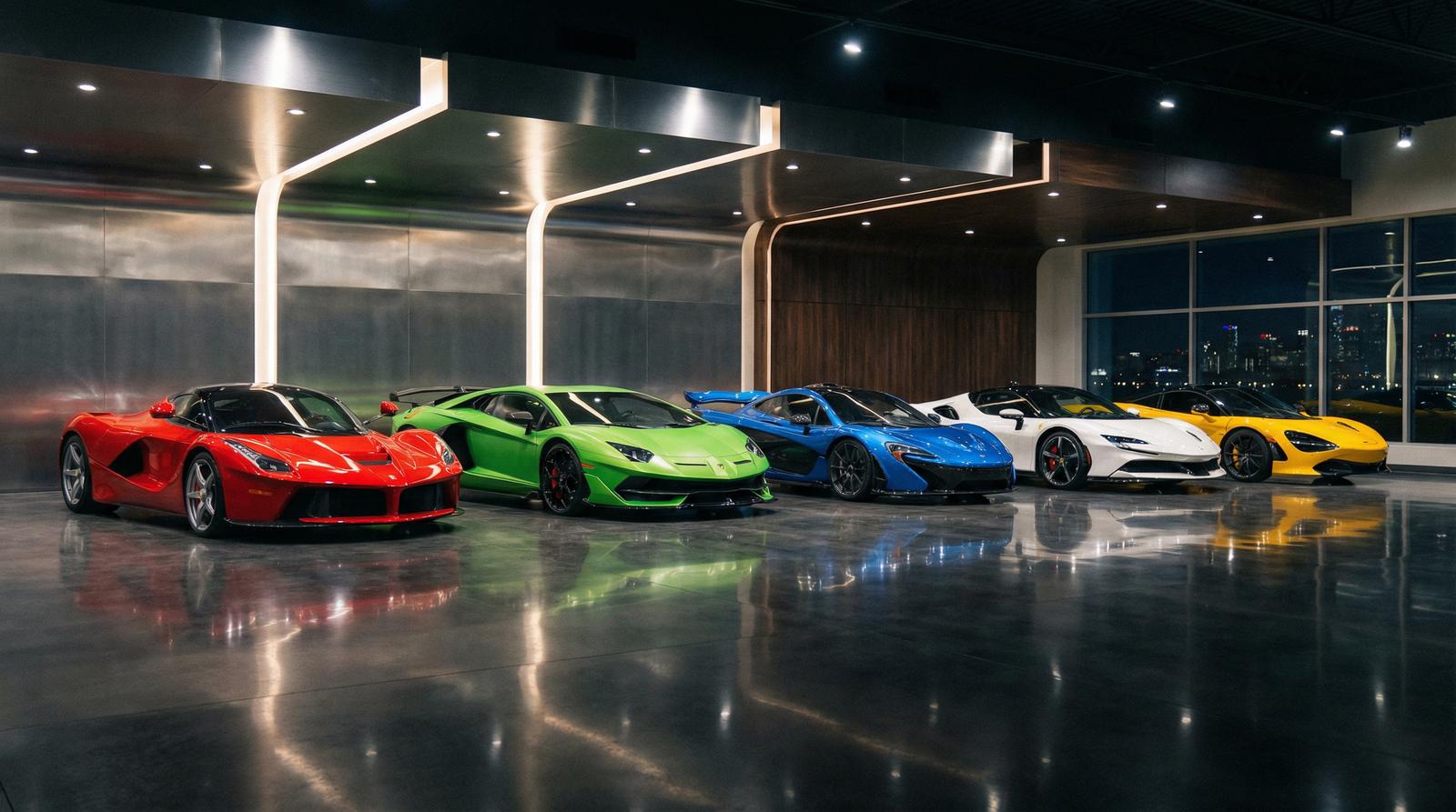 女神视频跑车视频-超跑车库巡礼